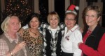 Stephanie Dahl, Liz Morales Jauer ’69 BA, Judy Trevino Rath ’69 BA, Ellen Kennedy Franckowiak ’69 BA, and Judy Patton Crane ’69 BA. 