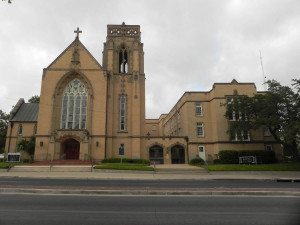 St. John’s Evangelical Lutheran Church located downtown on E. Nueva St.