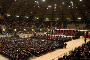 Seven hundred twenty-three students participated in the graduation held on Dec. 8 in the Joe and Harry Freeman Coliseum.