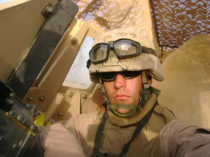 Jason Everding in Iraq in 2007