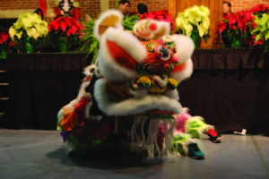 UIW's Lion Dance Team performs at the 2014 Light the Way event. 