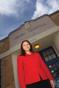 Alumna Alejandra “Ale” Barraza, principal of SAISD’s Carroll Early Childhood Education Center.