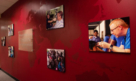 Rosenberg School of Optometry Unveils Mission Wall