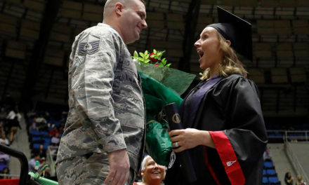 UIW Graduate Receives Military Surprise at Commencement