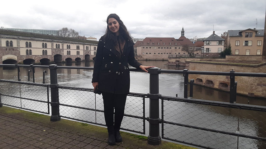 Student Government Association President Mariana Barron-Esper visits Strasbourg