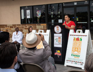 Councilwoman Rebecca Viagran responded to the need of District 3 constituents to bring healthy foods into neighborhood food marts.